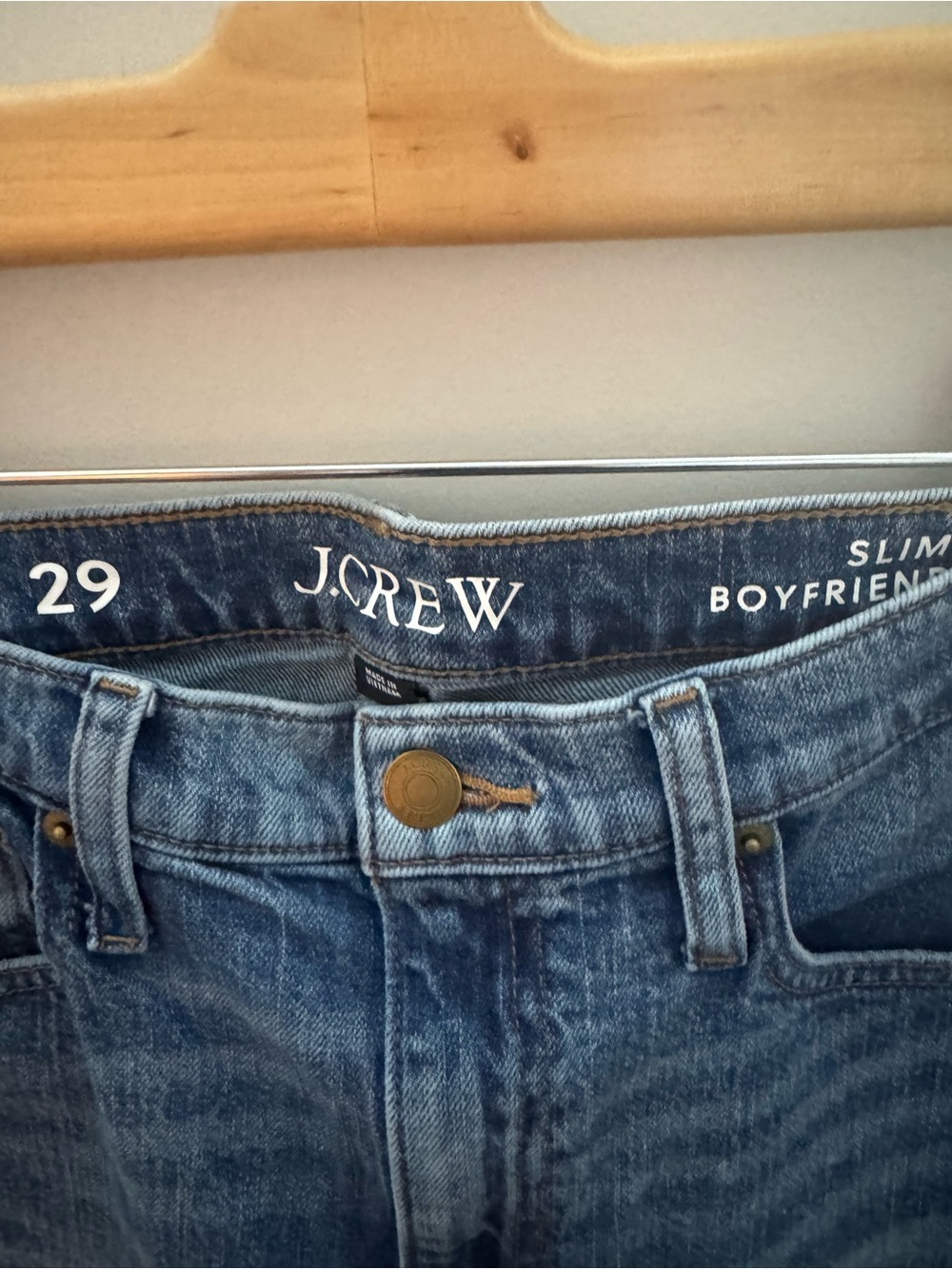J. Crew Slim Boyfriend Jeans - Denim Blue